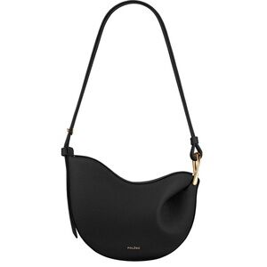 Black Leather Shoulder Bag